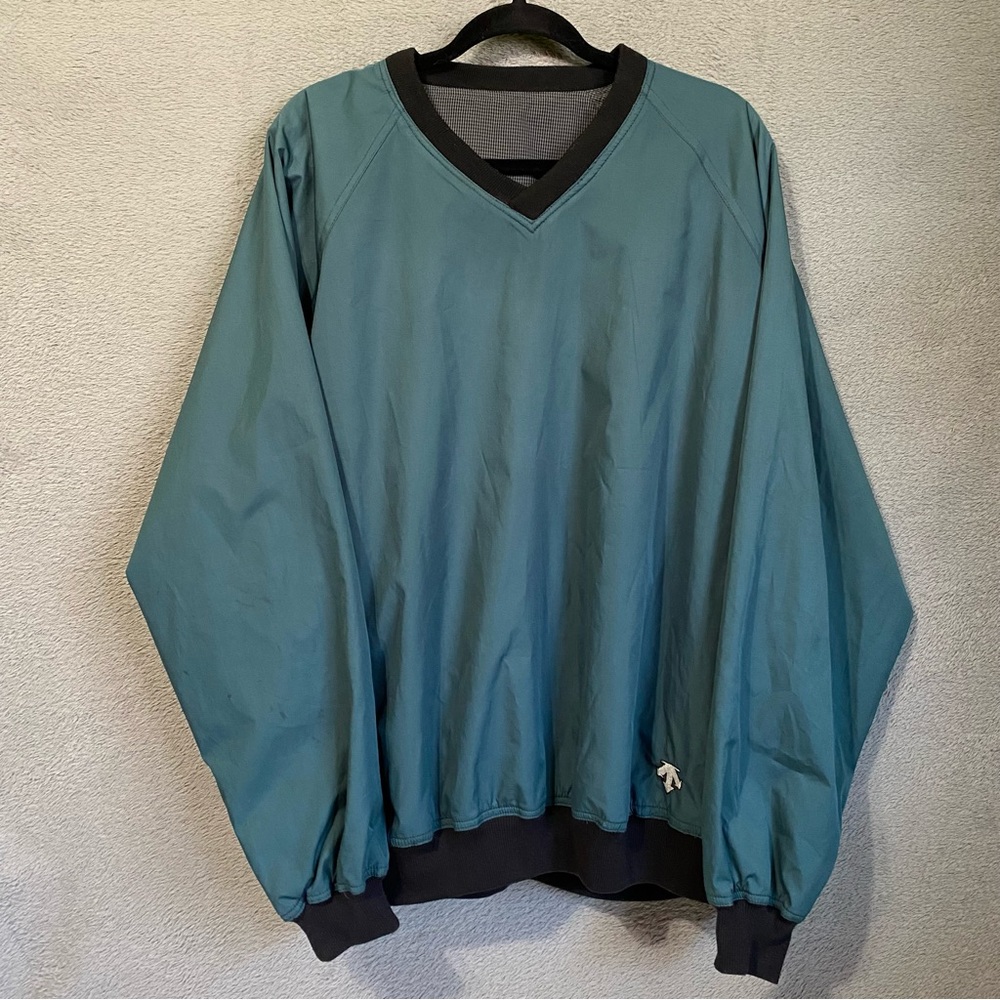 Vintage Descente Pullover Ski Jacket Men’s Sz M Green 80’s
